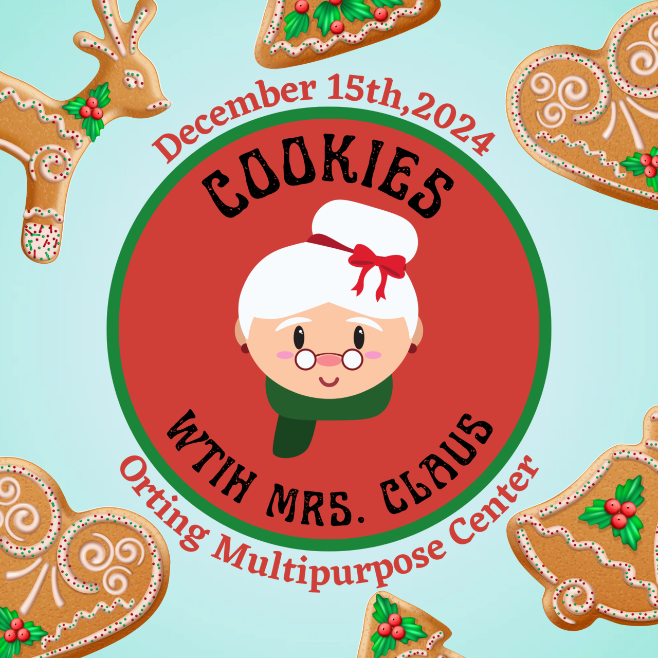 Cookies wMrs. Claus