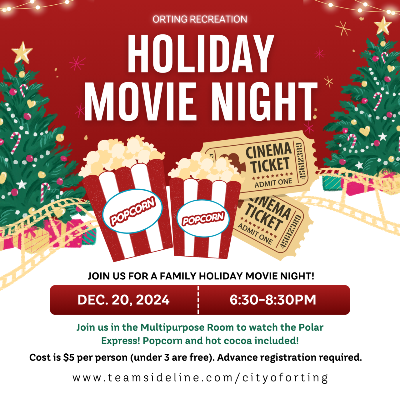 holiday movie night